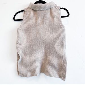 Wilfred Aritzia turtleneck tank top knit sweater S